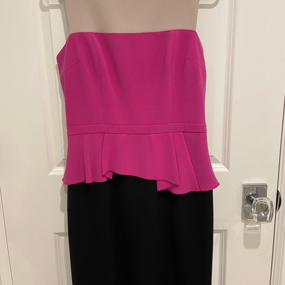 Peplum Colorblock Party Dress